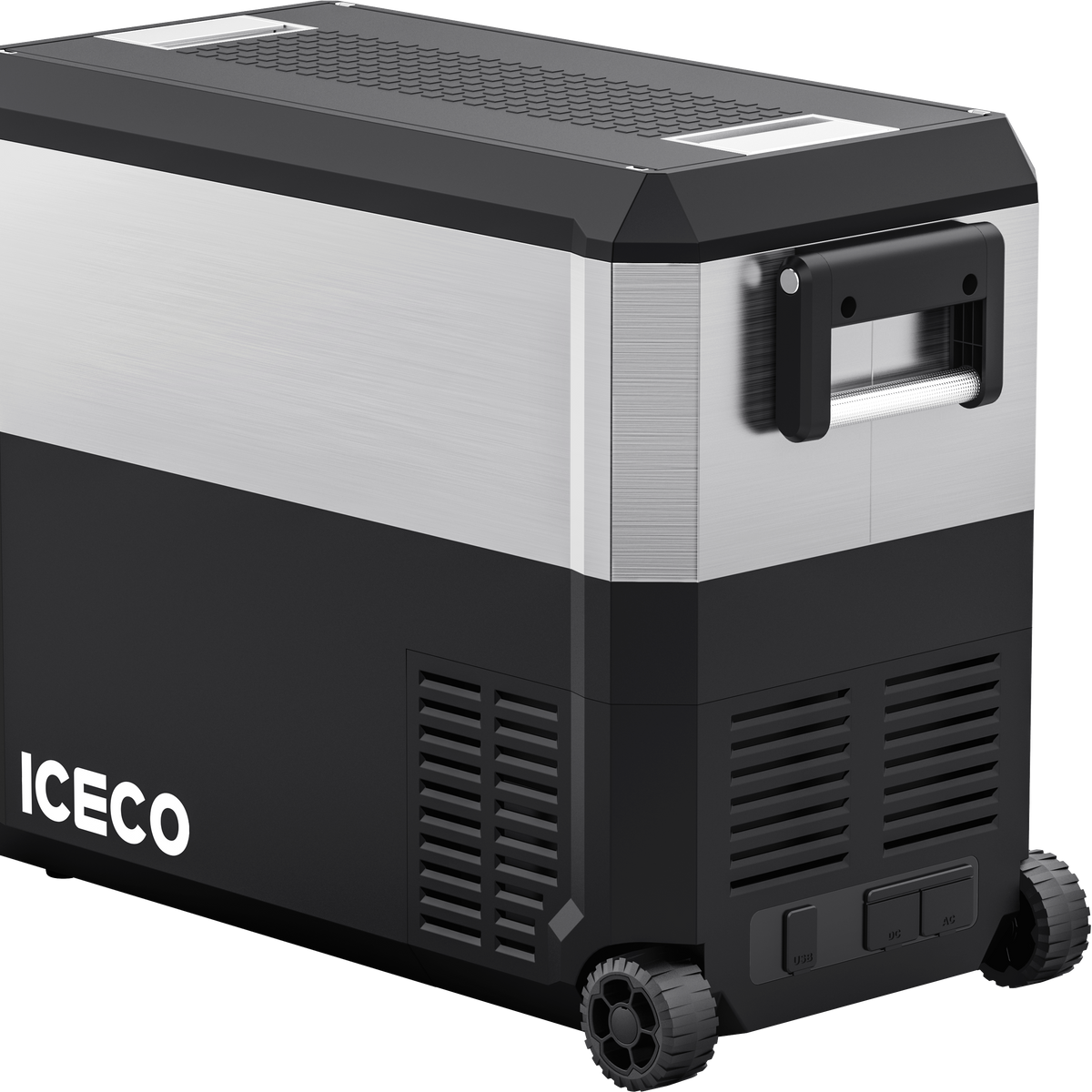 JP50 Pro Dual Zone Wheeled Car Fridge With Cover | ICECO | 50 LT