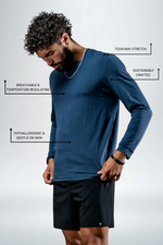 Men's Terra Recovery Field Shirt (Deepline Blue)