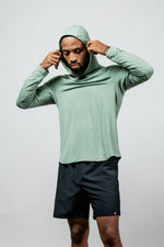 Men's Terra Recovery Element Hoodie Shirt (Low Light Olive)