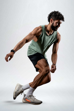 Men's Terra Recovery Tank (Low Light Olive)