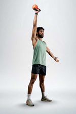 Men's Terra Recovery Tank (Low Light Olive)