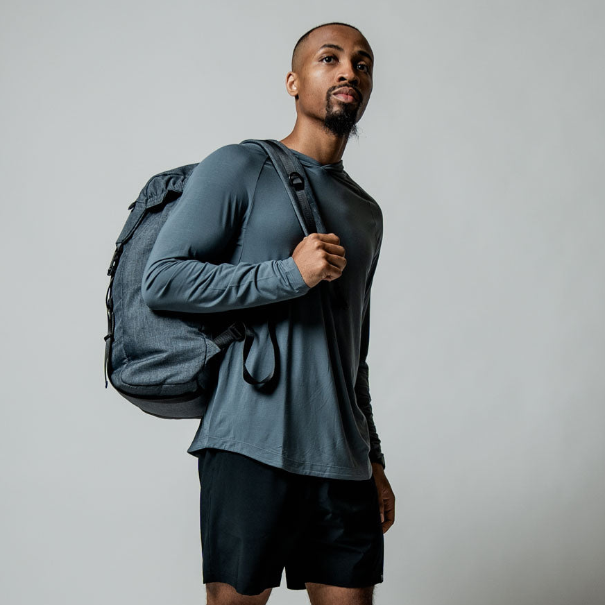 Men's Terra Recovery Element Hoodie Shirt (Ash Gray)