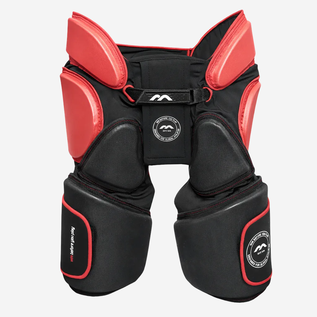 Mercian Evolution 1 Girdle Black/Red with Overshorts