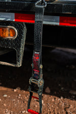 2" x 10' Ratchet Tie-Down (Closed Hook) and 2” x 39” Axle Tie-Down Set (Pack of 4) | Lifetime Warranty