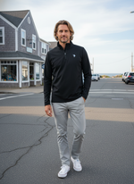 Montauk Quarter Zip Midweight Comfort | Black