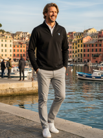 Montauk Quarter Zip Midweight Comfort | Black
