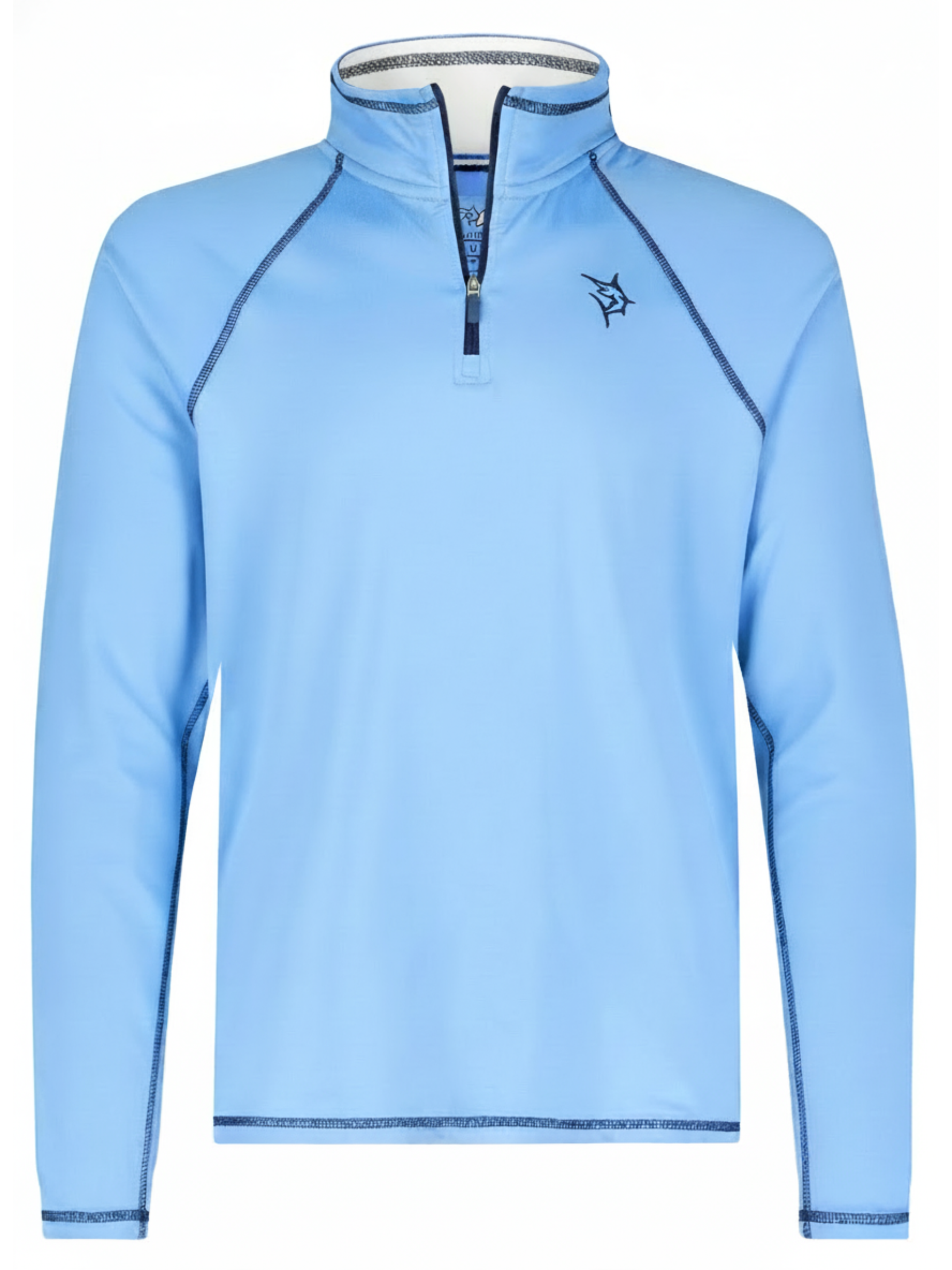 New Harbor Quarter Zip Effortless Comfort | Blue