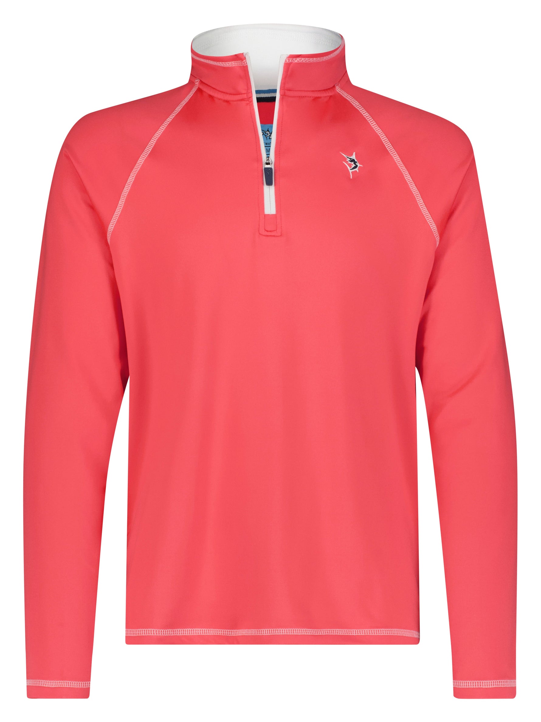 New Harbor Quarter Zip Effortless Comfort | Red