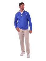 New Harbor Quarter Zip Effortless Comfort | Blue