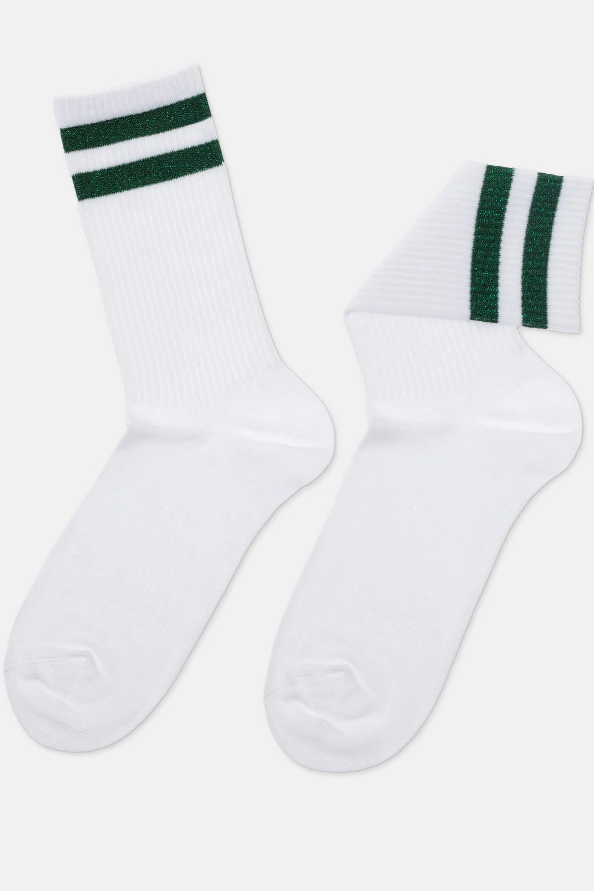 Conte Active Cotton Long Socks with Lurex Stripes