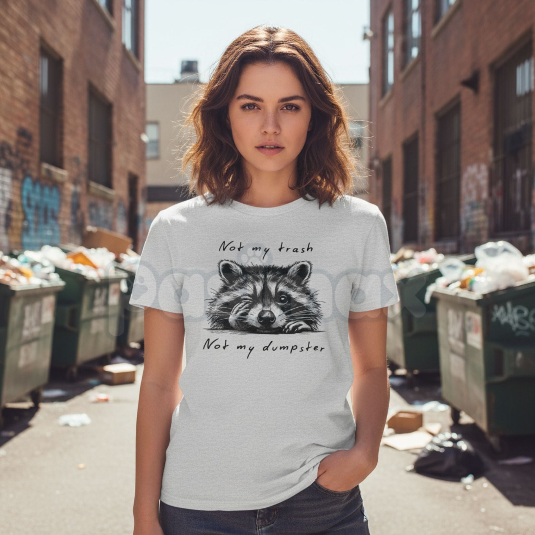 "Not My Trash Not My Dumpster" Funny T-Shirt