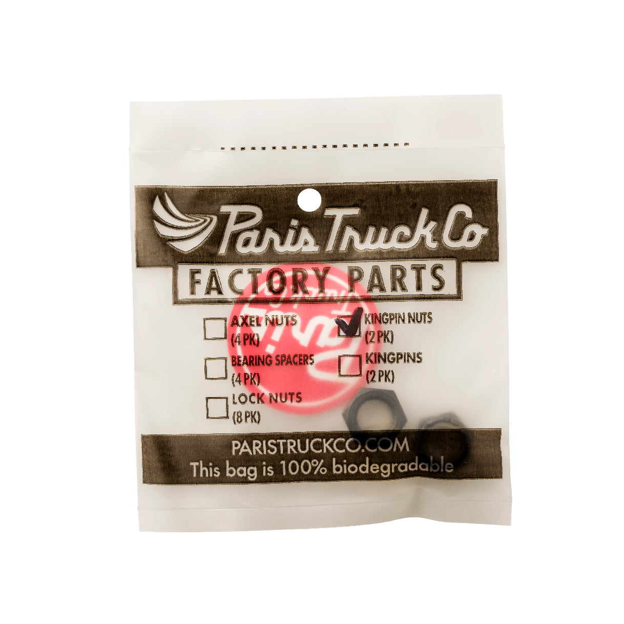 Paris Hardware Kingpin Nuts | Black