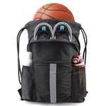 Drawstring Backpack with Shoe Compartment | Large
