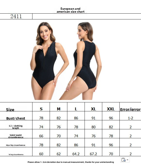 One-Piece Swimsuit | Black