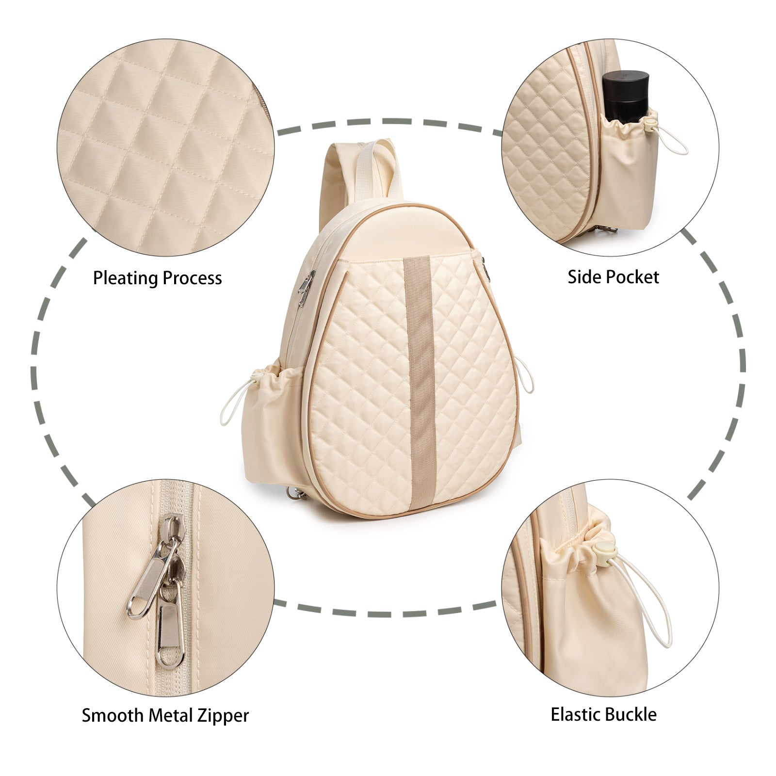 Crossbody Compact Multifunctional Women’s Sports & Racket Bag