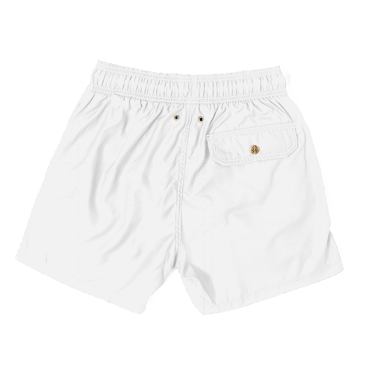 Classic White Swim Short