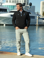 Oceanside Pullover Smooth Stretch | Black