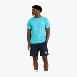 Osaka Men Training Tee Mesh | Aquatic Blue