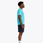 Osaka Men Training Tee Mesh | Aquatic Blue