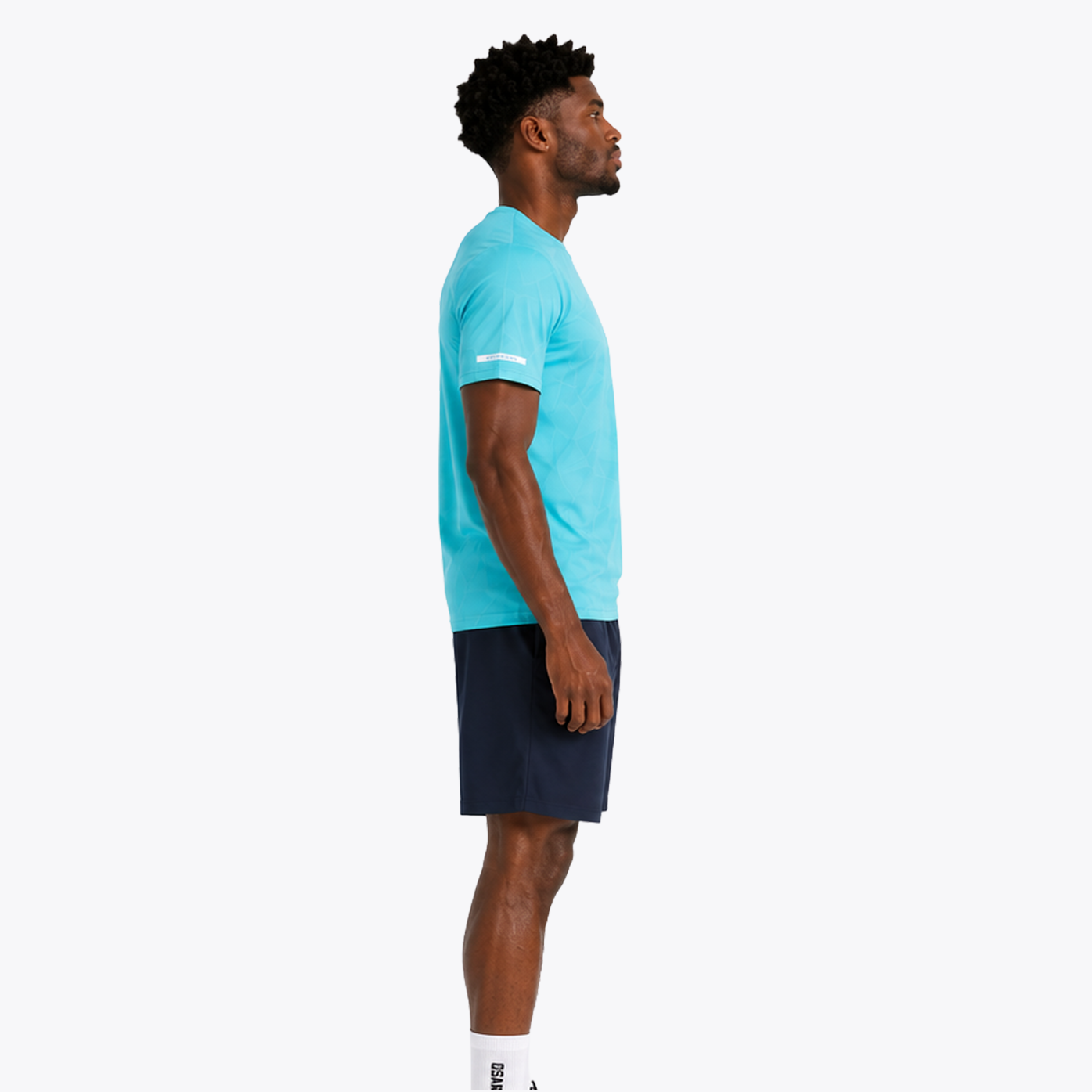 Osaka Men Training Tee Mesh | Aquatic Blue