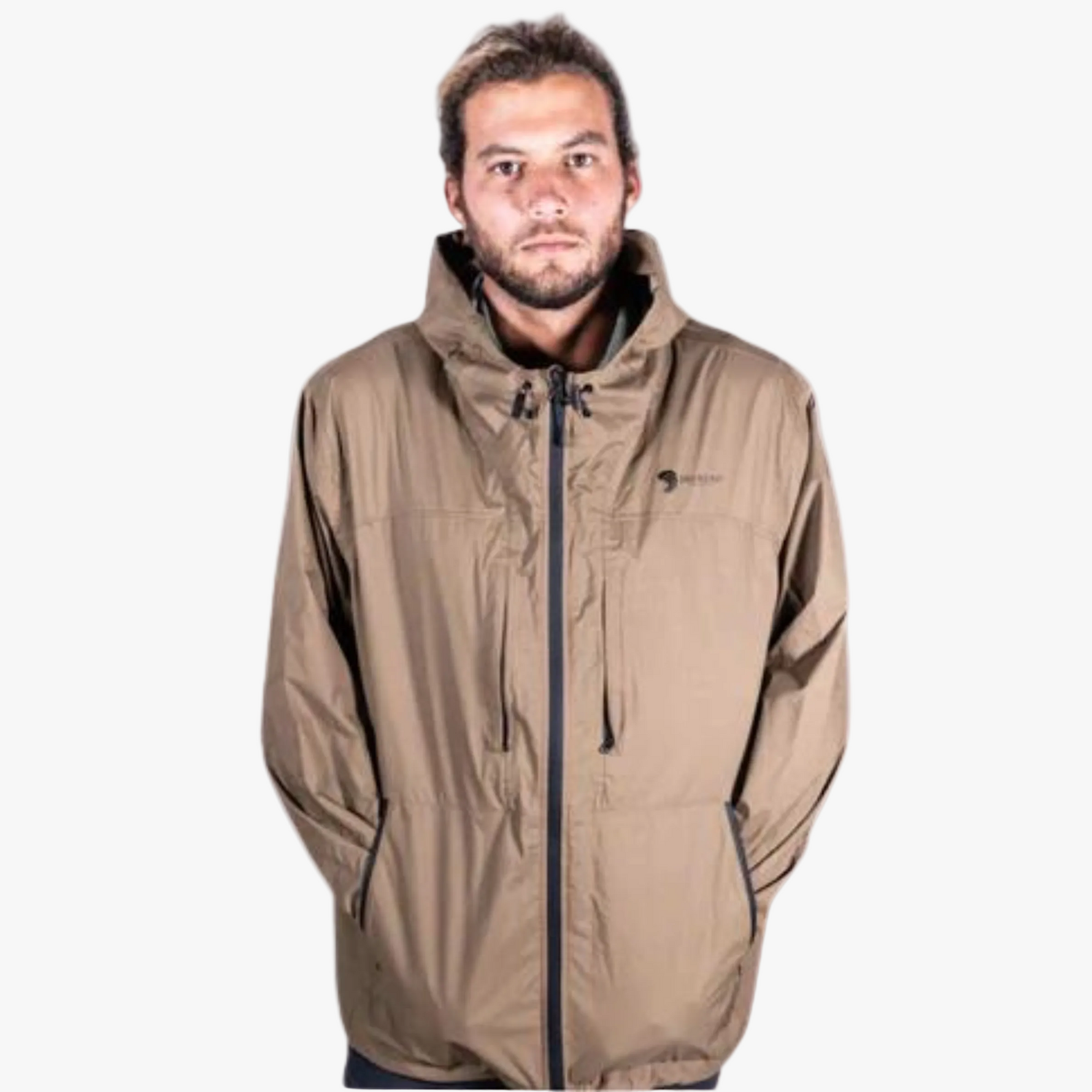 Outback Waterproof Rain Jacket with Waterproof Pocket