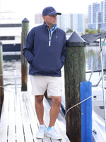 Palm Beach Waterproof Quarter Zip | Navy