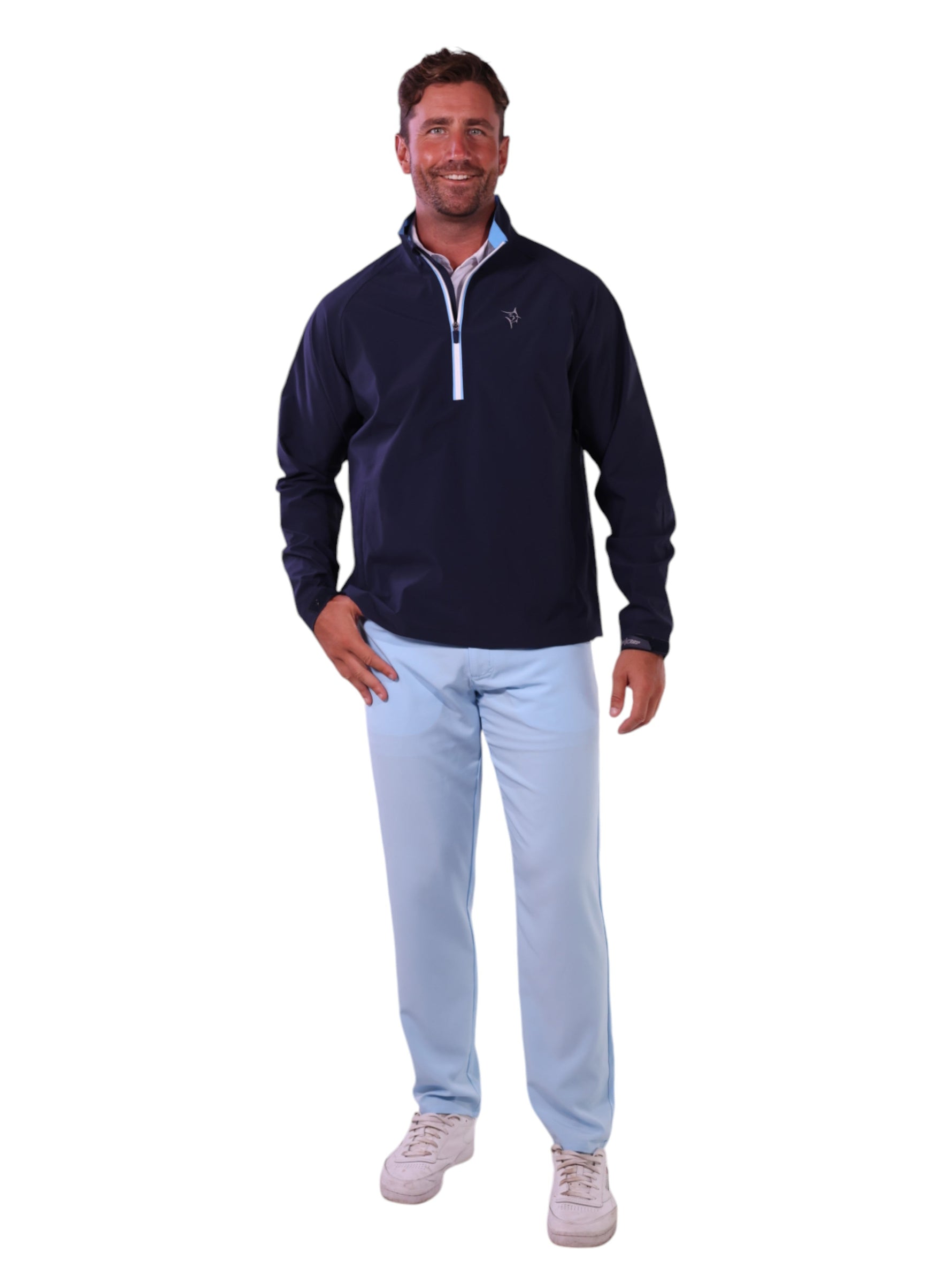 Palm Beach Waterproof Quarter Zip | Navy