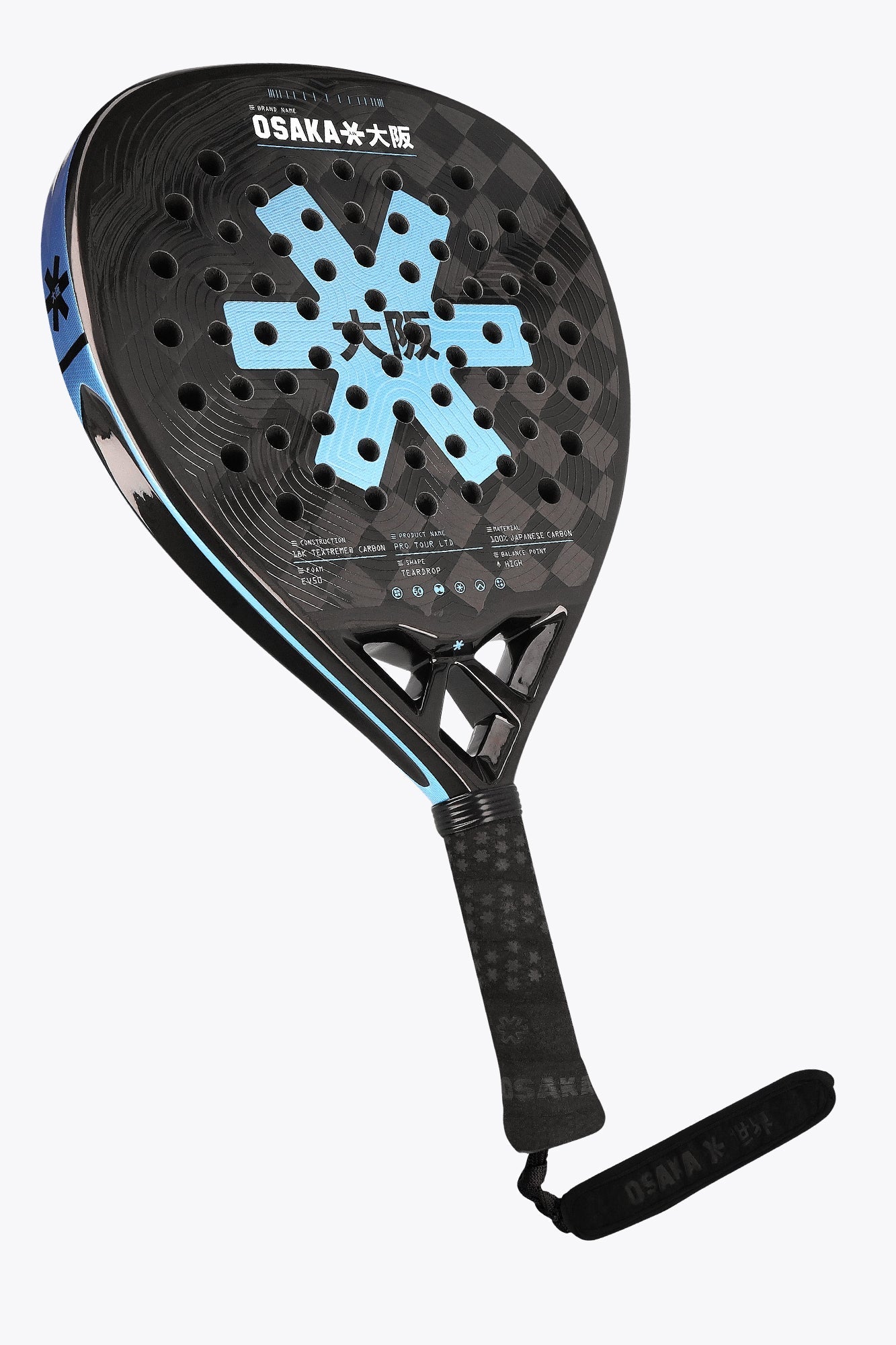 Osaka Padel Racket Pro Tour LTD Power | Silver Lake Blue