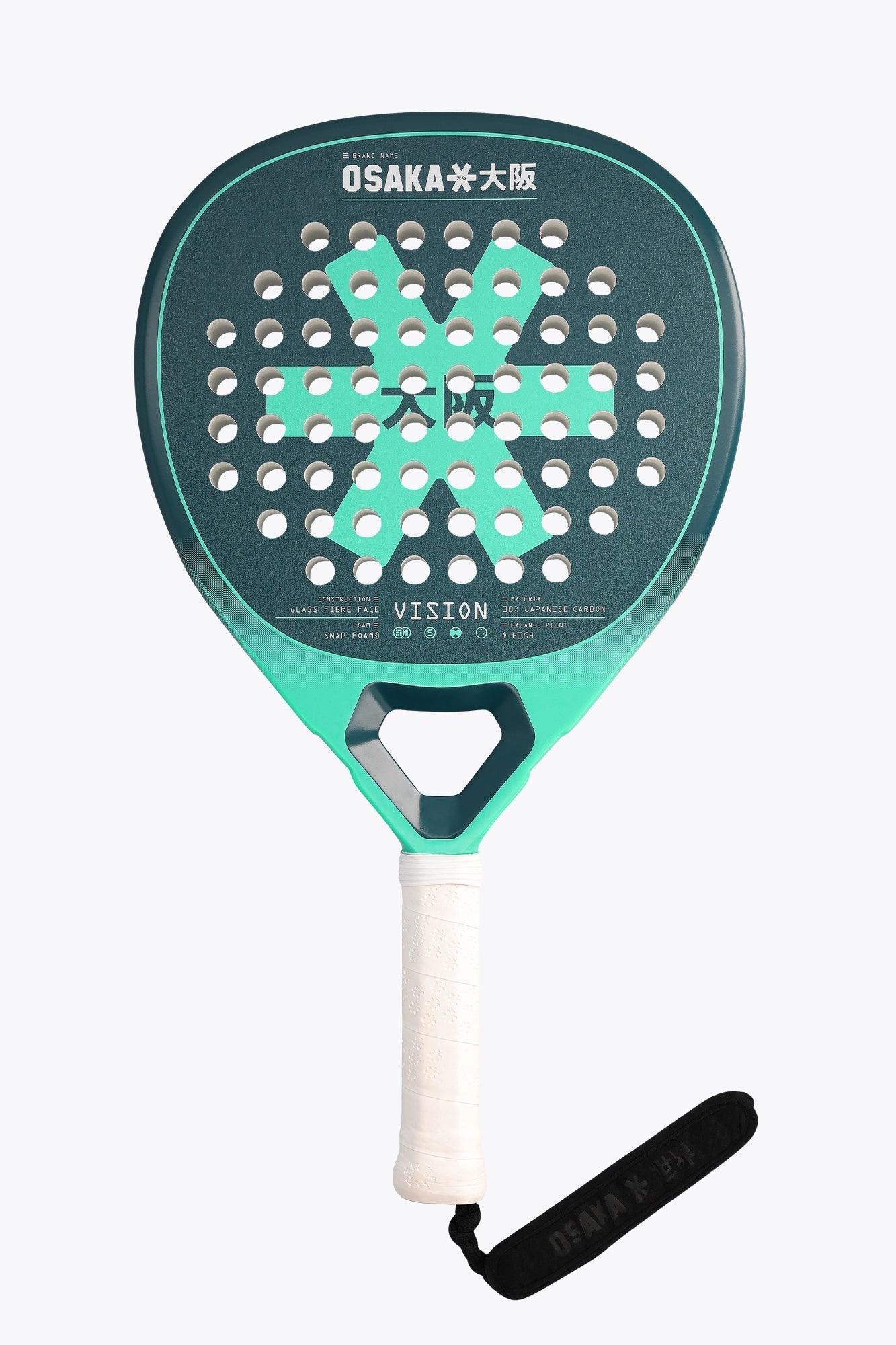 Osaka Padel Racket Vision Power | Transformative Teal