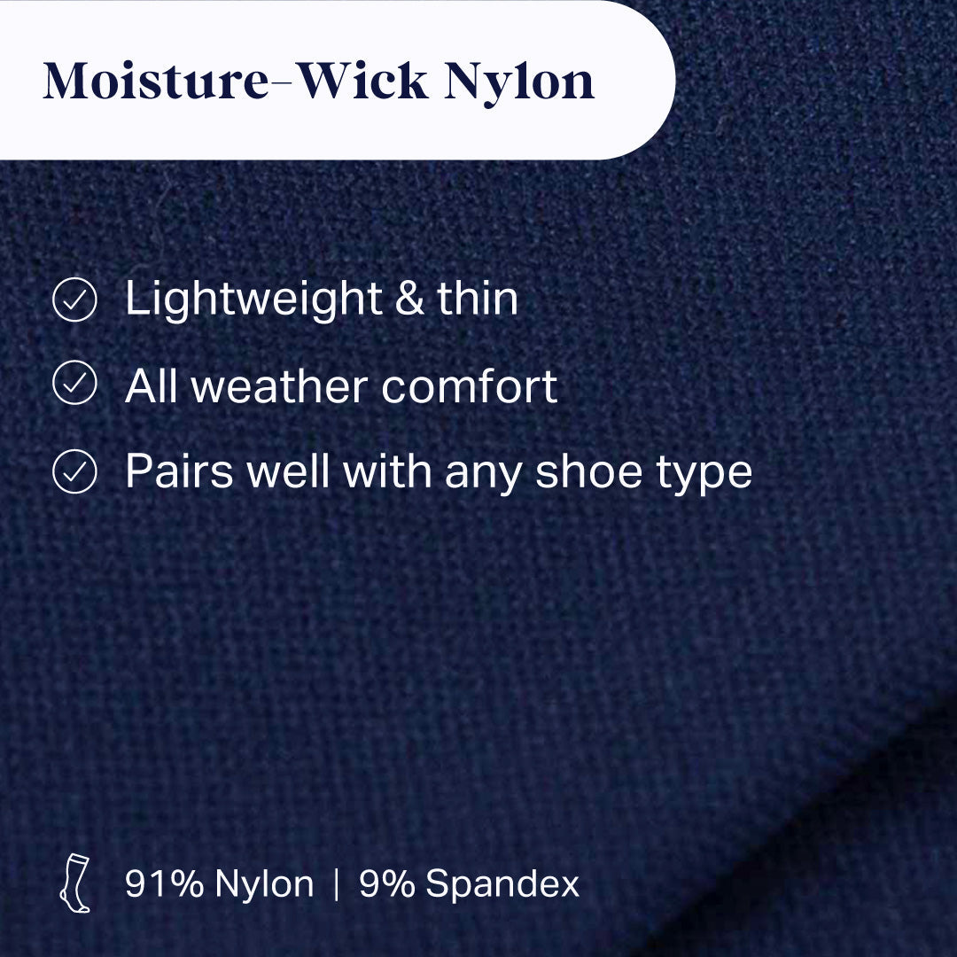 Knee-High Compression Socks | Solid Navy