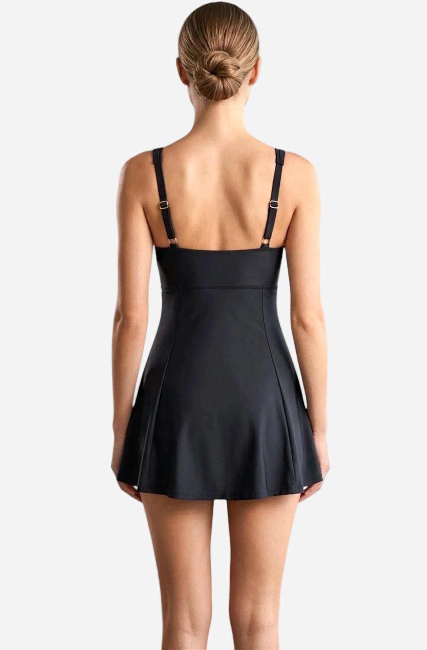 Black Skirted Maillot | PF838