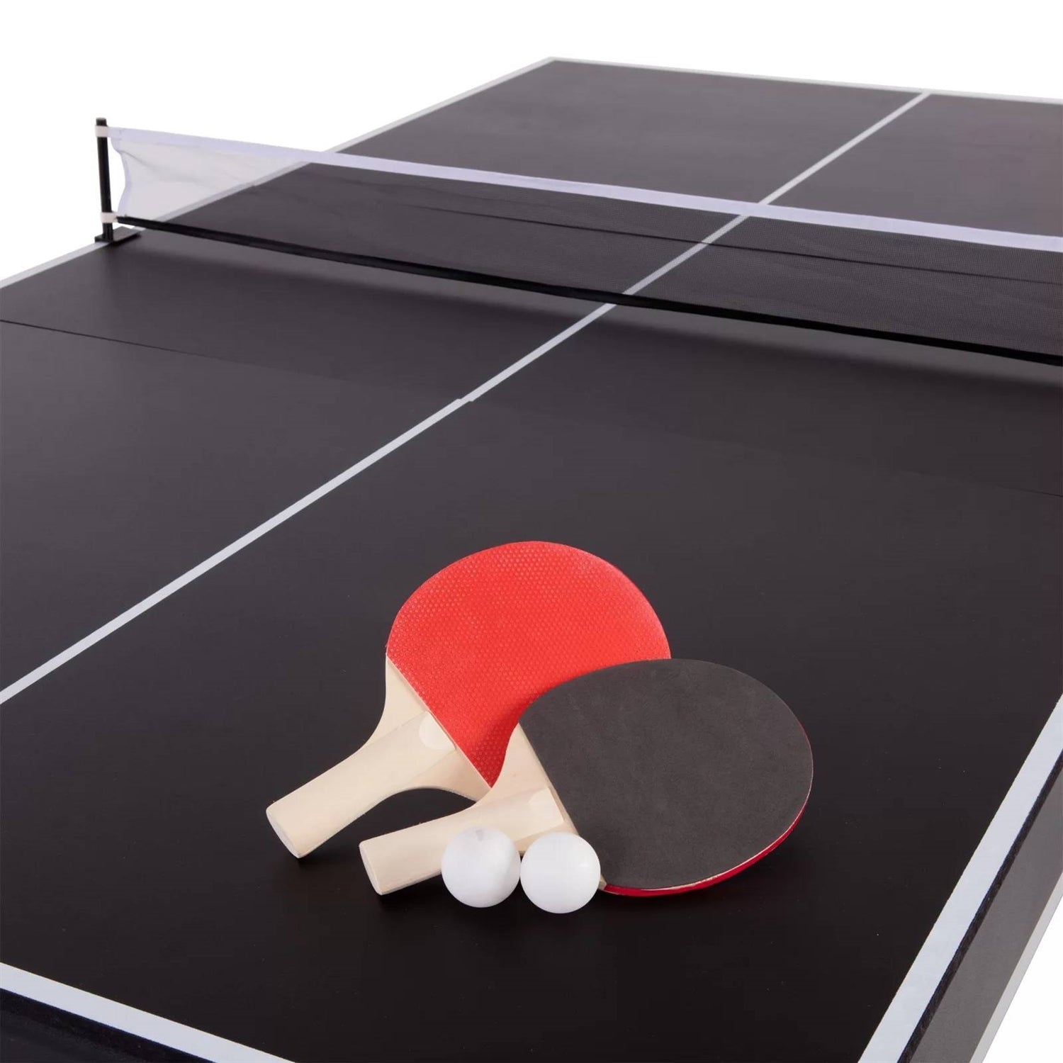 2-in-1 Conversion Top (Pool Table + Ping Pong) Table Set | 7’