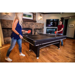 2-in-1 Conversion Top (Pool Table + Ping Pong) Table Set | 7’