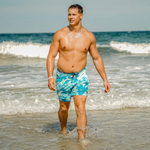 Paradise Point Waterproof Swim Shorts with Waterproof Pocket