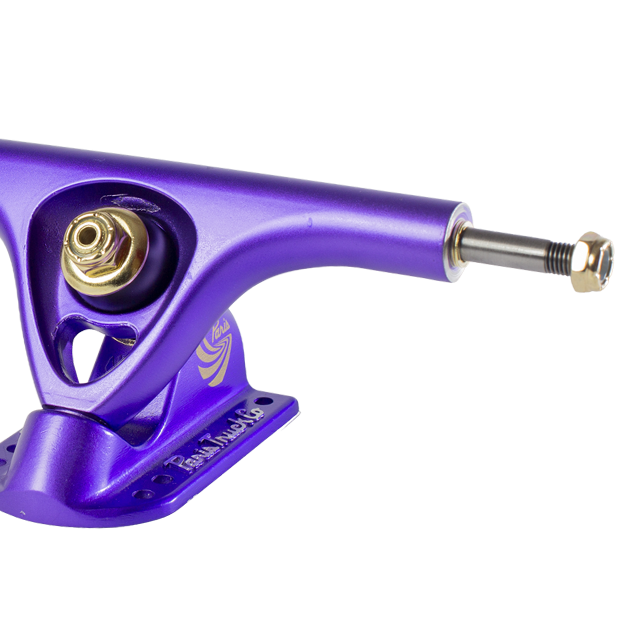 V3 Hollow Lite 165mm 50º Longboard Trucks Purple Satin