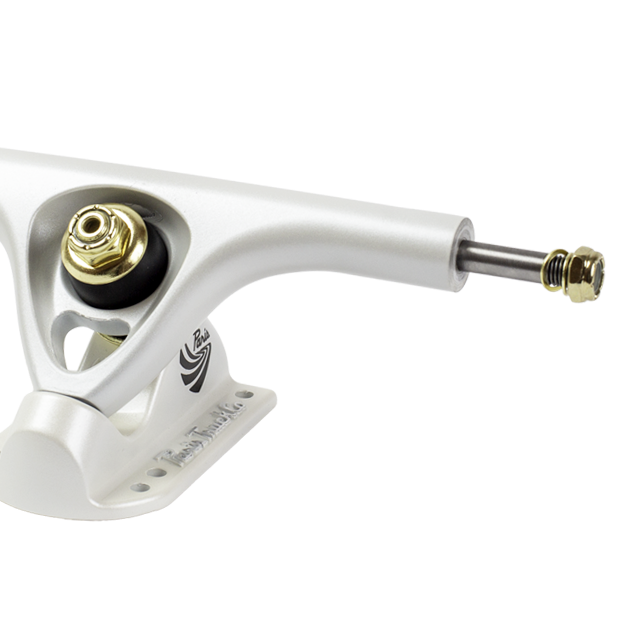 V3 Hollow Lite 150mm 50º Longboard Trucks White Pearl