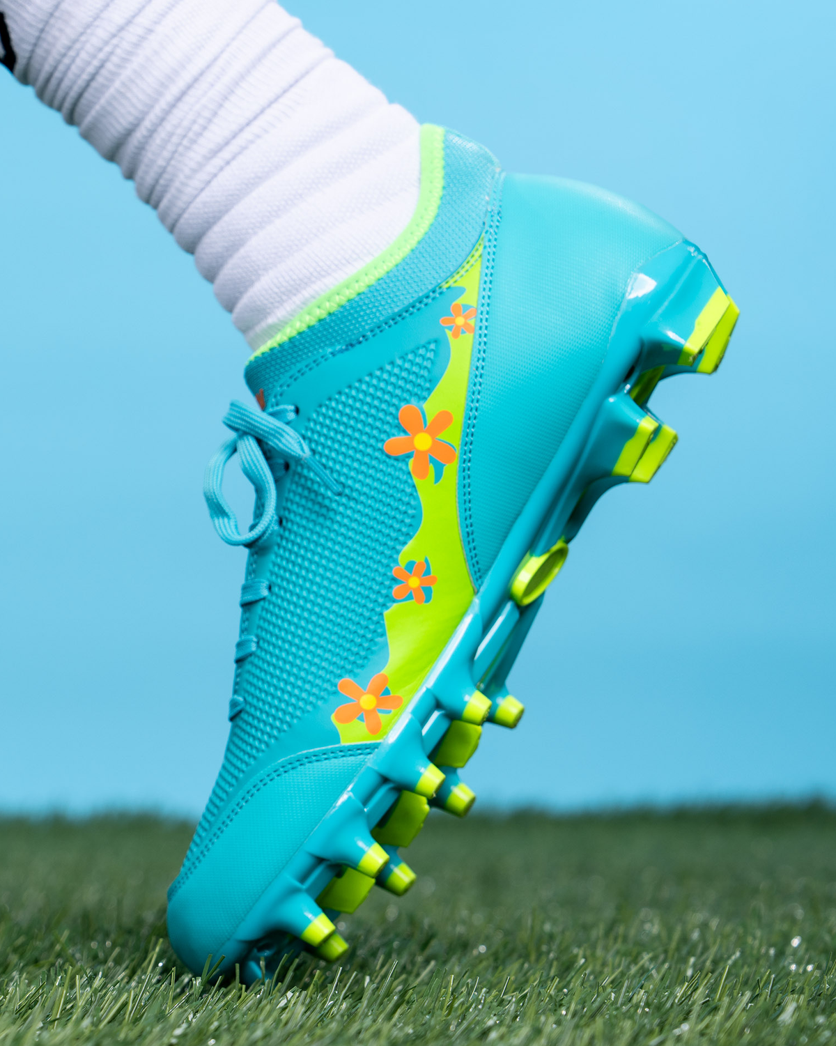 Scooby-Doo Mystery Machine Cleats | Velocity 3.0 by Phenom Elite