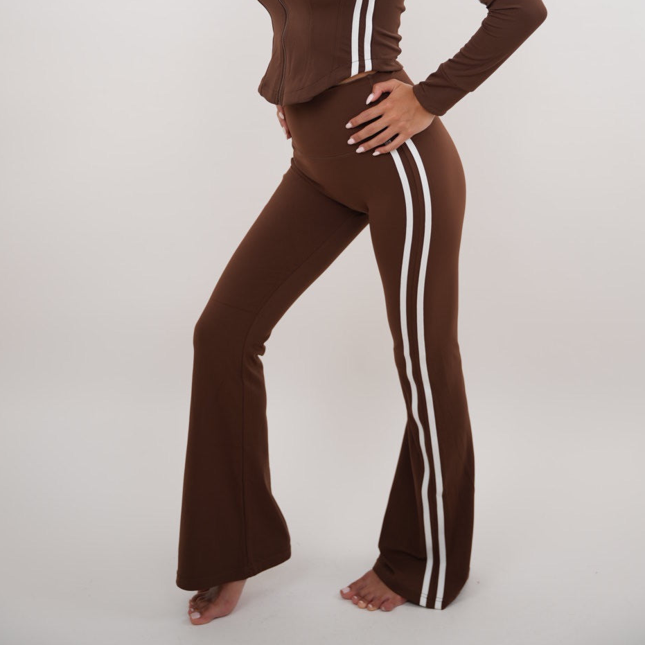 I Am Motivated Brown Flare Pant