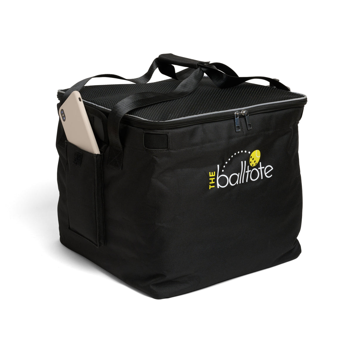 Ball Tote Black Replacement Bag for Tennis and Pickleball Pro Teaching Cart