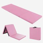 Tri-Fold Gym Mat with Handles and Removable Zippered Cover | 6' x 2'