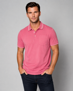 Pocket Polo Shirt | Pink