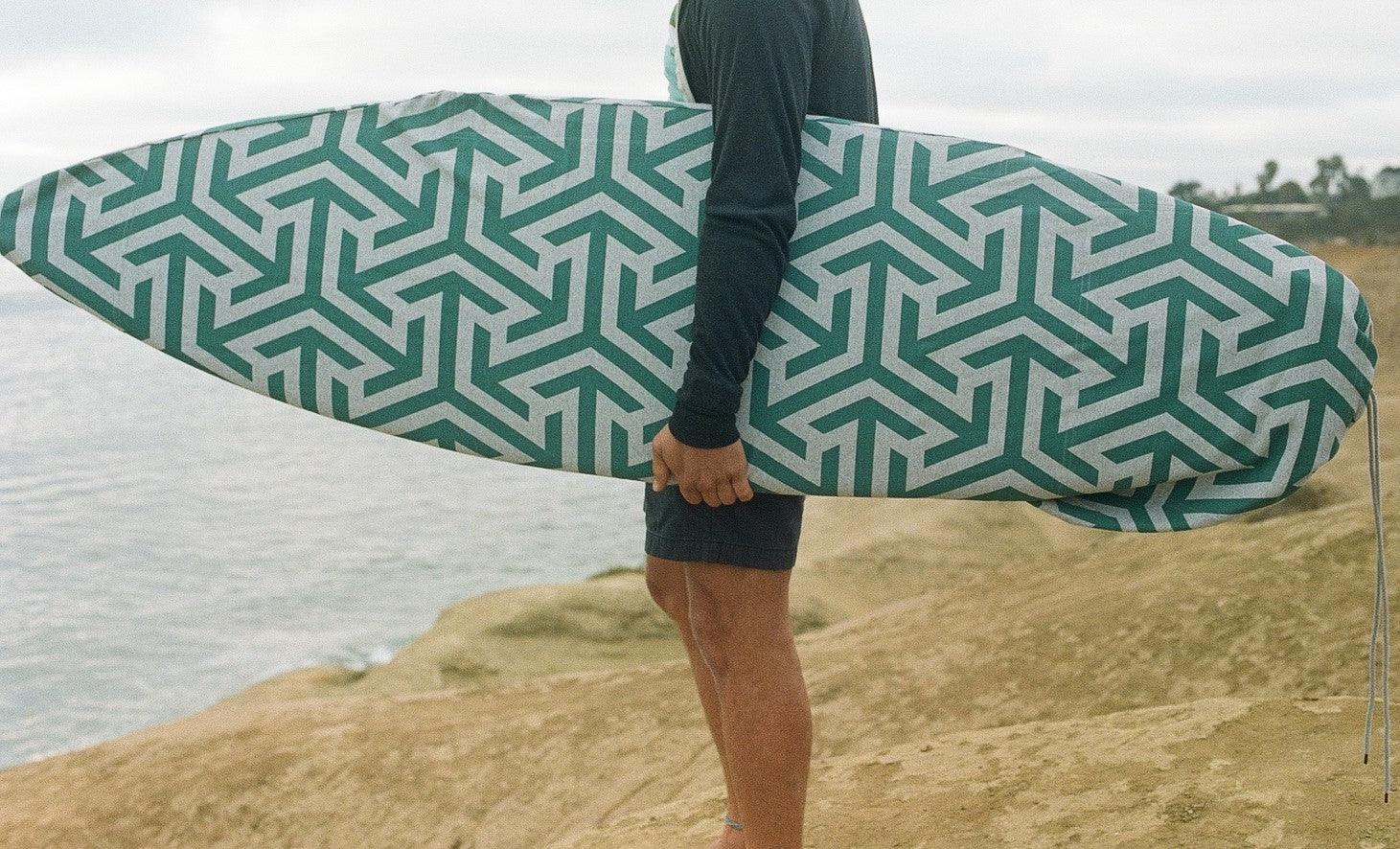 POINTING FINGERS 100% Recycled Surfboard Socks | Sustainable Surfboard Covers