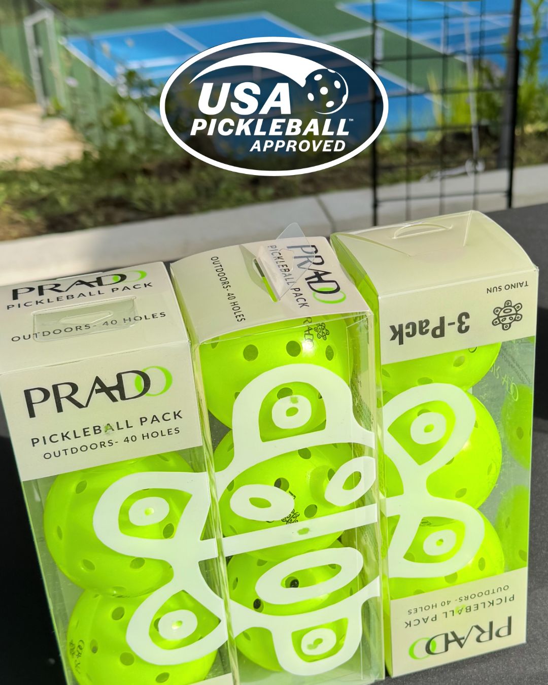 Taíno Sun Pickleball Balls | USAPA Approved Outdoor