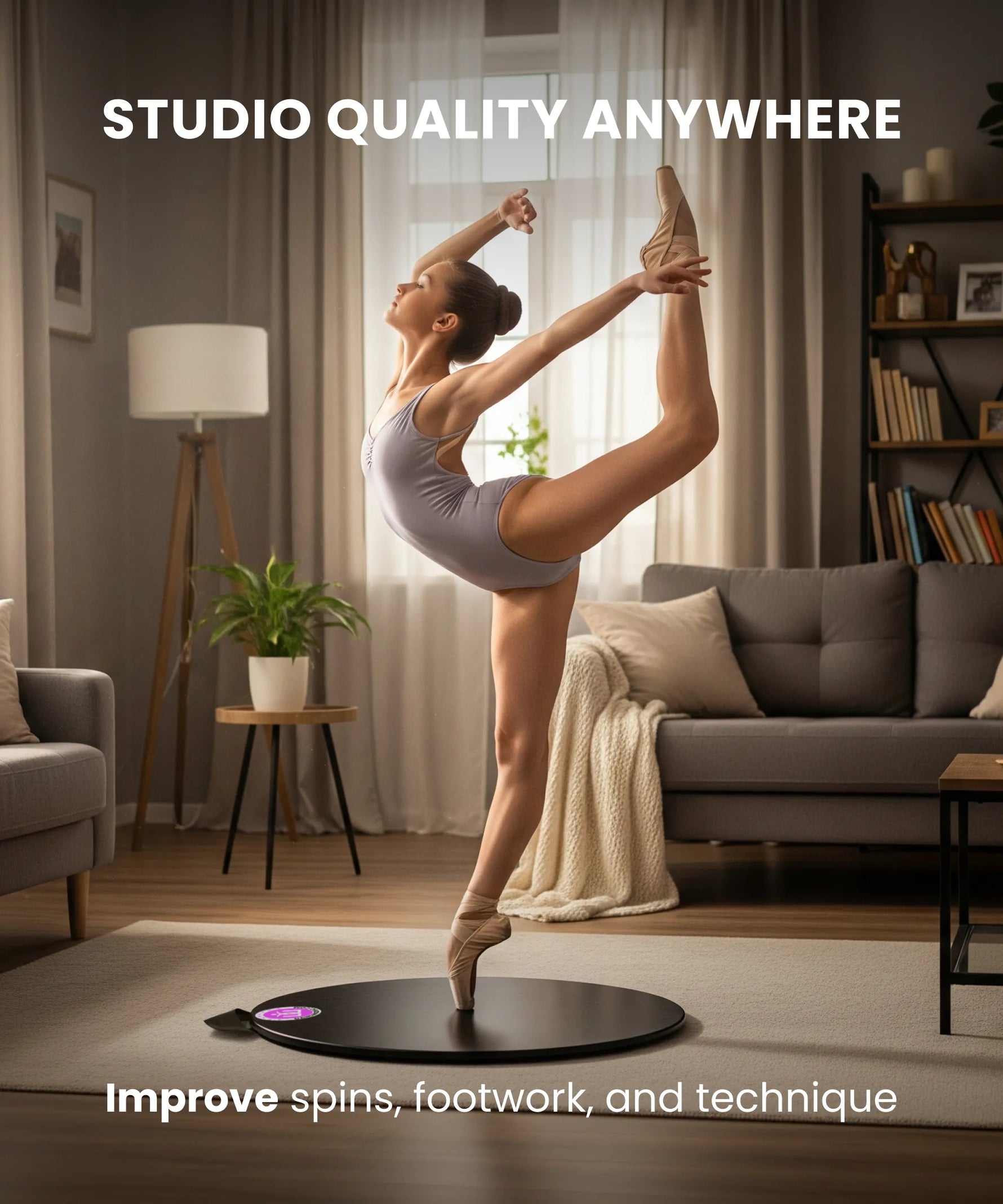 Professional Portable Dance Floor Turning Board | Tap | Ballet