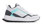 CALTO Q151 2.4" Taller Sneaker | White/Grey
