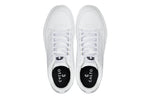 CALTO Q272 2” Taller (White & Gum Sole) | Elevated Leatherette Micro-Perforated Sneakers