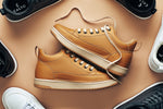 CALTO Q274 2 Inches Taller (Camel Brown & Gum Sole) | Elevated Leatherette Micro-Perforated Sneakers