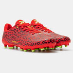 Red Leopard Cleats | Quantum Carbon by Phenom Elite