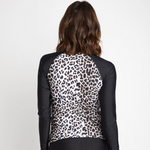 Women's Long Sleeve Rash Guard Leopard | R5703