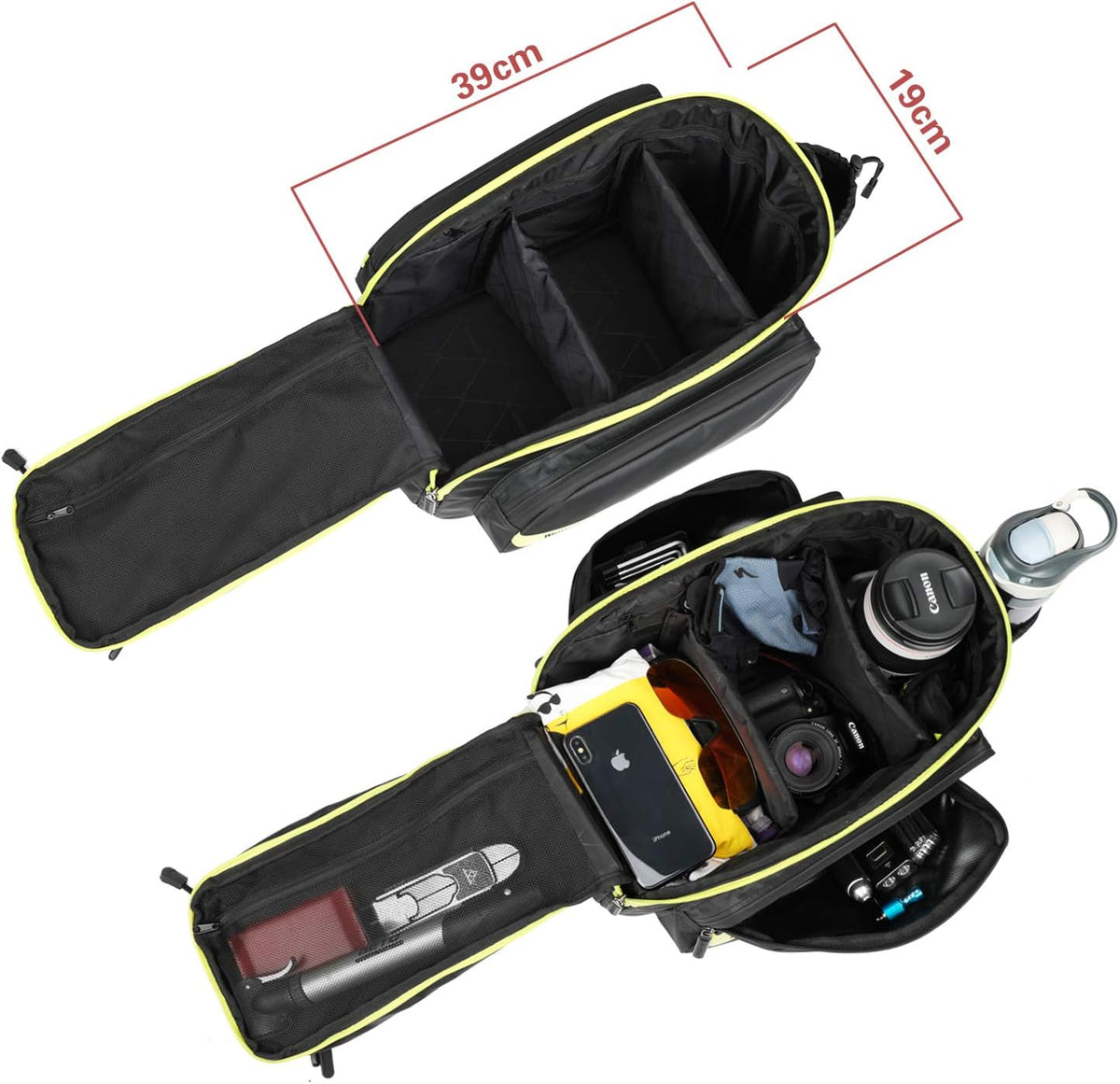 Rhinowalk Trunk Pannier Bag 17L | Cargo Rack Saddle Bag RK19666